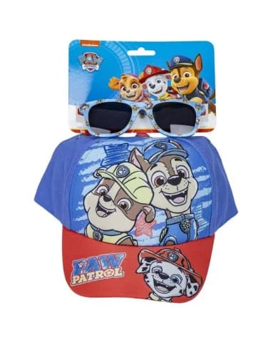 Conjunto Boné The Paw Patrol Azul + Óculos de Sol Nº53