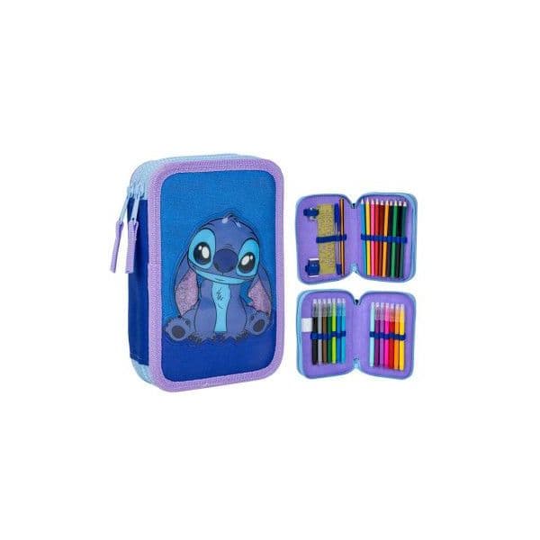 Cerdá Estojo Duplo Stitch Azul