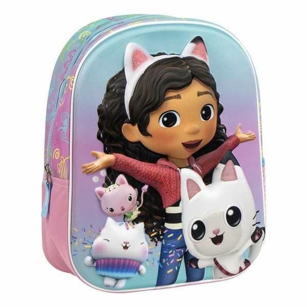 Cerdá Mochila Gabby's Dollhouse 3D 31cm Rosa