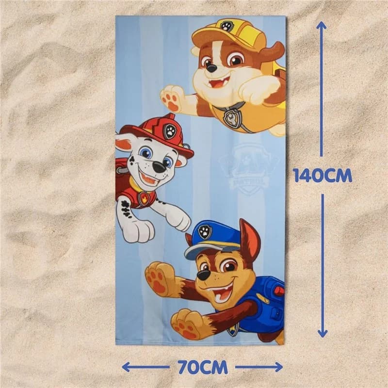 Cerdá Toalha de Microfibra 70x140 cm Paw Patrol
