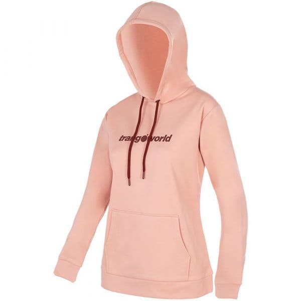 Trangoworld Ladoga Full Zip Sweatshirt Rosa XL Mulher