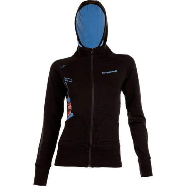 Trangoworld Serenity Full Zip Sweatshirt Preto XS Mulher