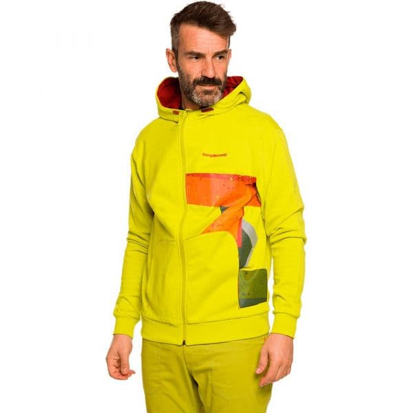 Trangoworld Bigz Full Zip Sweatshirt Verde S Homem