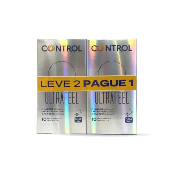 Control Ultrafeel Preservativos Finíssimo Pack Duplo 20 Unidades