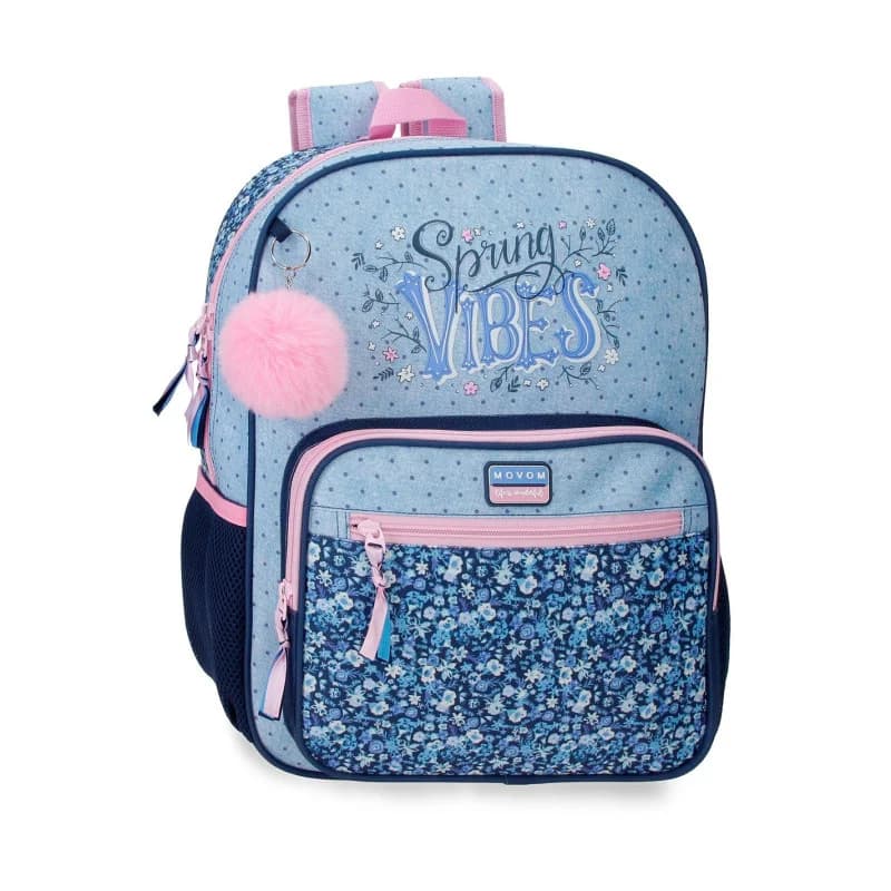 Mochila Escolar 38cm Spring Vibes - Movom