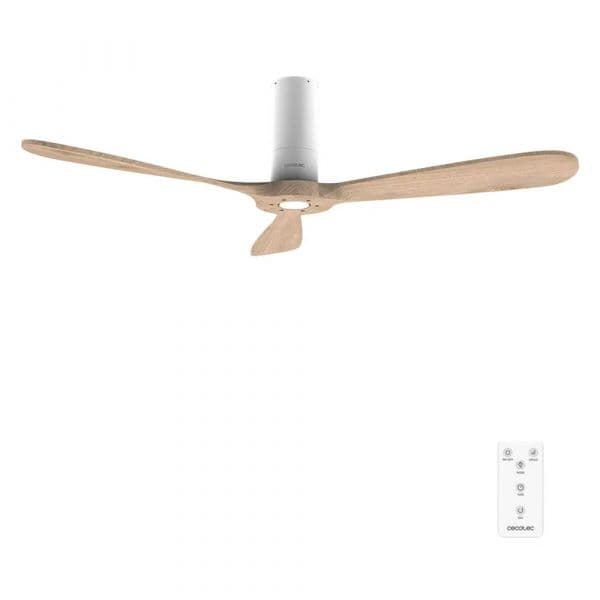 Cecotec Ventoinha de Teto EnergySilence 5400 Classic 40W Ø132cm Branco/Madeira