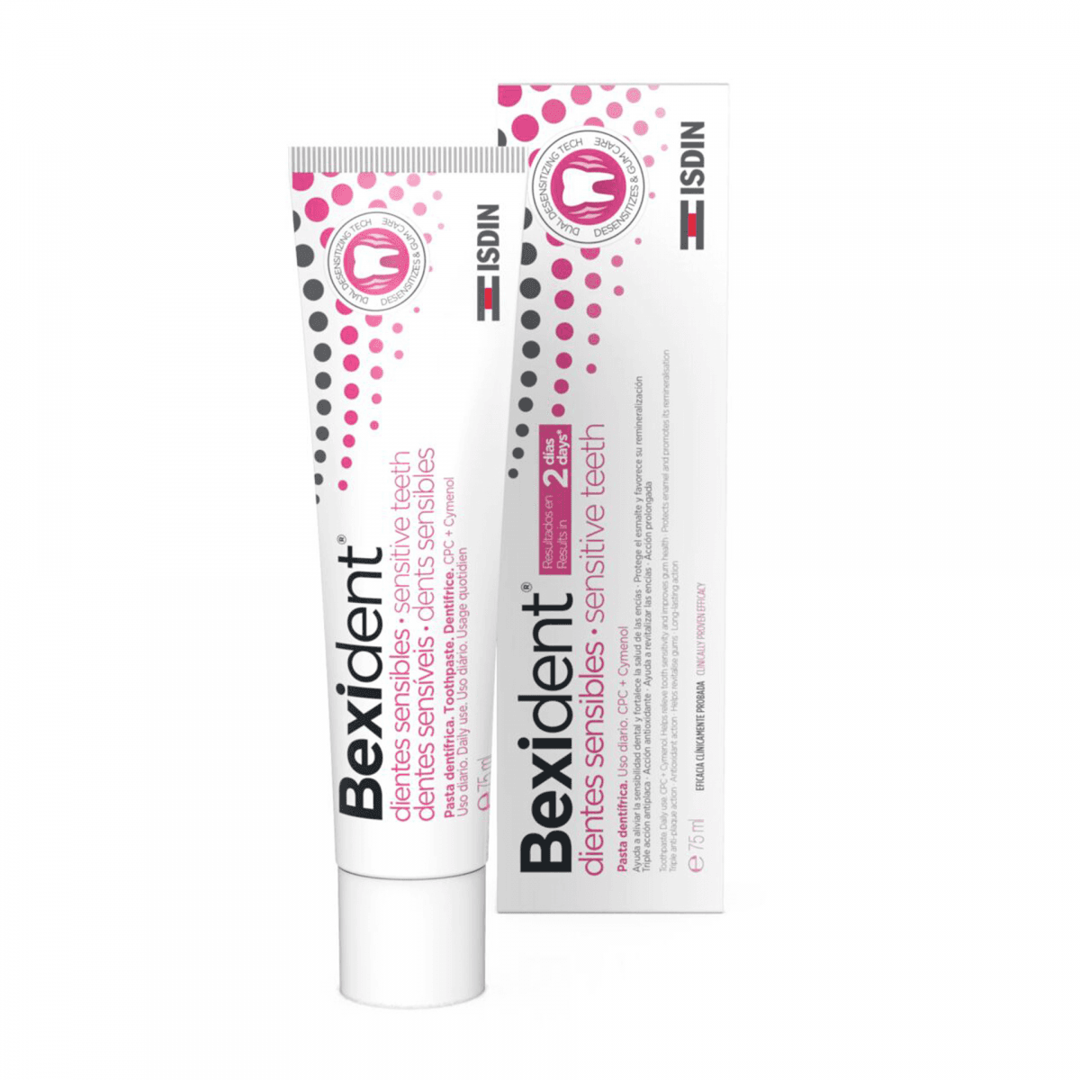 Isdin Bexident Dentes Sensíveis Pasta Dentífrica 75ml