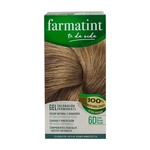 FARMATINT GEL coloration permanente 6d-blond doré foncé 5 u