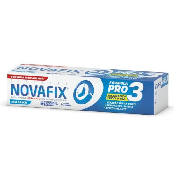 Novafix Pro3 Creme Adesivo Prótese sem 70g