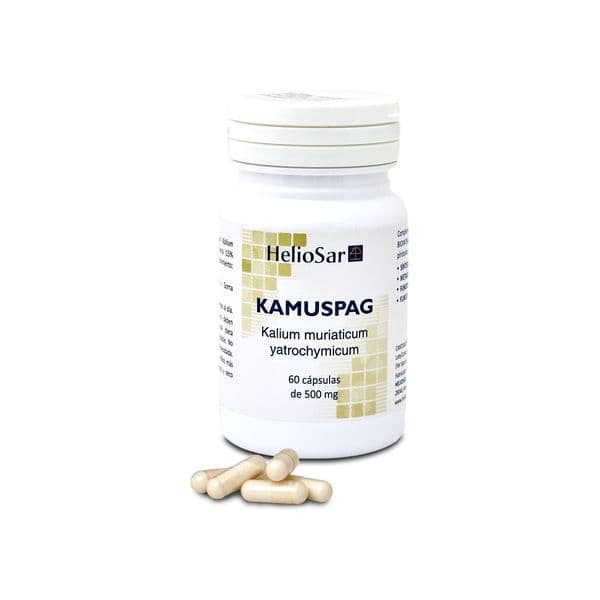 Heliosar Cloreto de Potássio Kamuspag 60 Cápsulas de 500mg