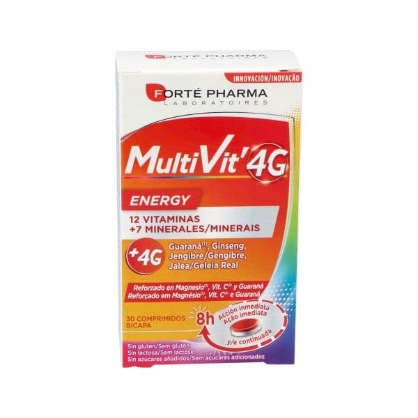 Forté Pharma Energia 4G Multivit 30 Comprimidos