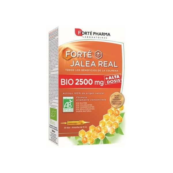 Forté Pharma Forté Royal Jelly Bio 2500 Mg 20 Ampolas