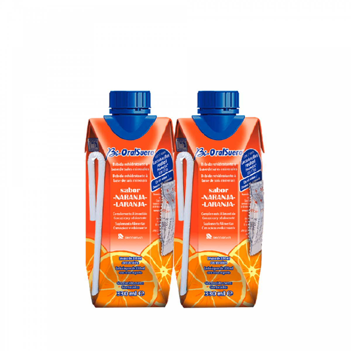 Bi-OralSuero Solução Laranja 2x200ml