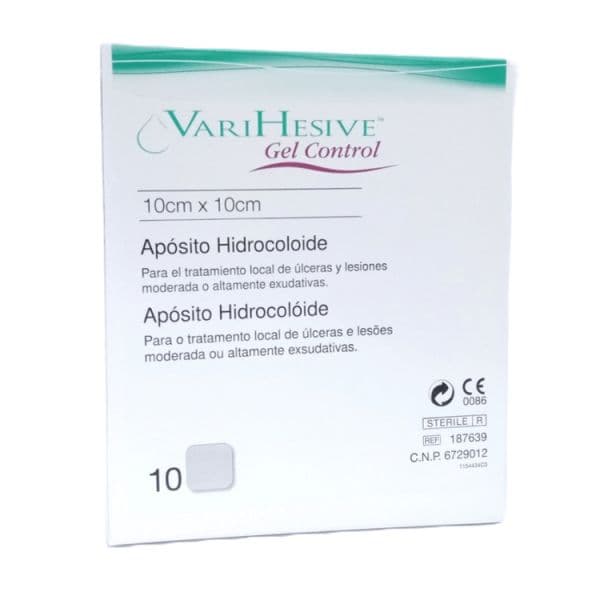 Varihesive Gel Control sem Rebordo 10x10cm 10 Pensos