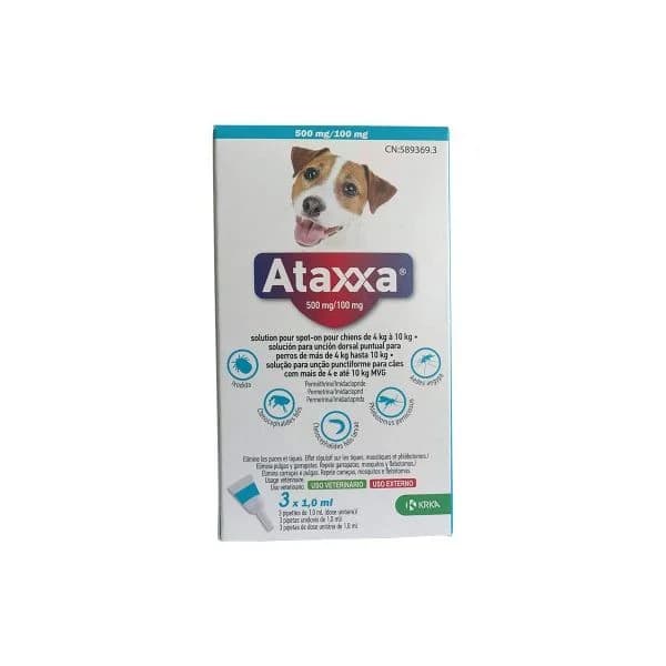 Ataxxa Spot-on 4-10Kg 3 Pipetas