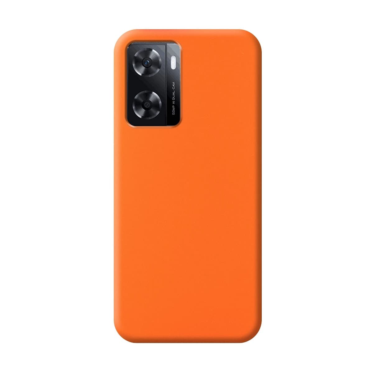 Capa Silicone Líquido Oppo A57/ A57S/ A77 Laranja
