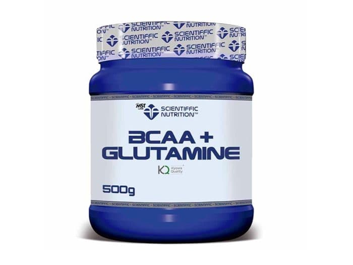 BCAA + glutamina 500 g Favorece a recuperação