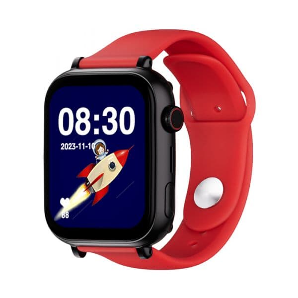 SaveFamily Plus Aro Black Bracelete Silicone Red
