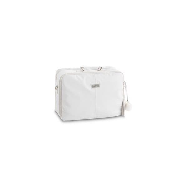 Bimbi Class Saco Maternidade + Muda Fraldas Tokyo Ecopele Branco
