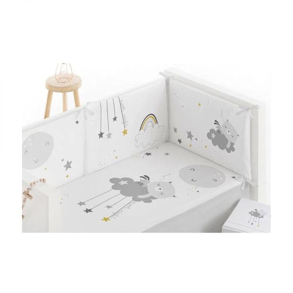 Bimbi Pirulos Conjunto Textil Dulces SueÑos Gris 120x60