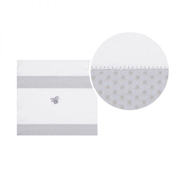 Bimbi Dreams Lençois Para Cama de 60X120 Venecia Cinza