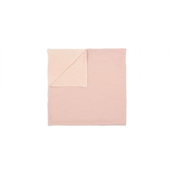 Pirulos Manta de Algodão Orgânico 75x75 Rosa