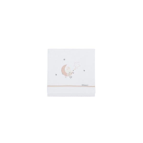 Bimbi Dreams Lençol de Berço de Flanela 60x120 Luna Rosa