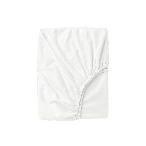 Pirulos Lençol Algodão Ajustável para Berços Basic Branco 120x60