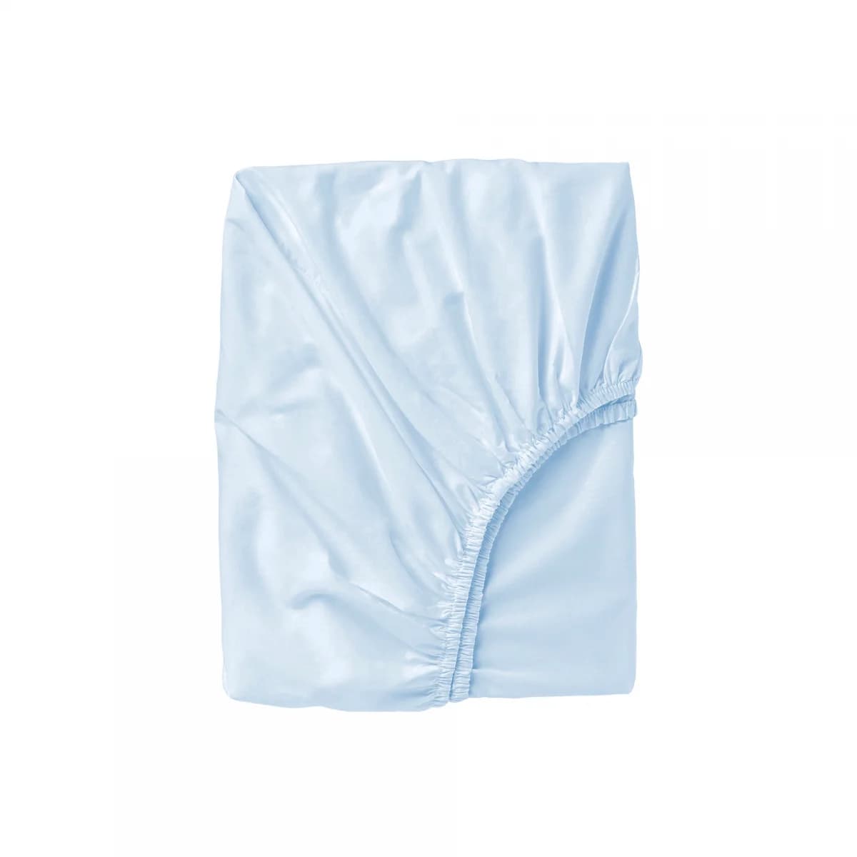 Pirulos Lençol Algodão Ajustável para Berços Maxi Basic Azul 140x70