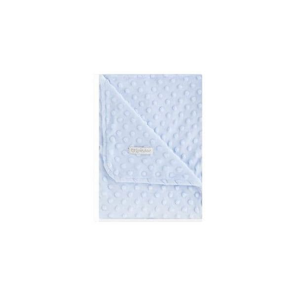 BimbiPirulos Manta Dupla Face 80x110 Pirulos Dots Azul