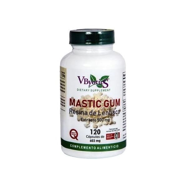 Vbyotics Resina de Mastique de Goma de Mastique 120 Cápsulas de 603mg