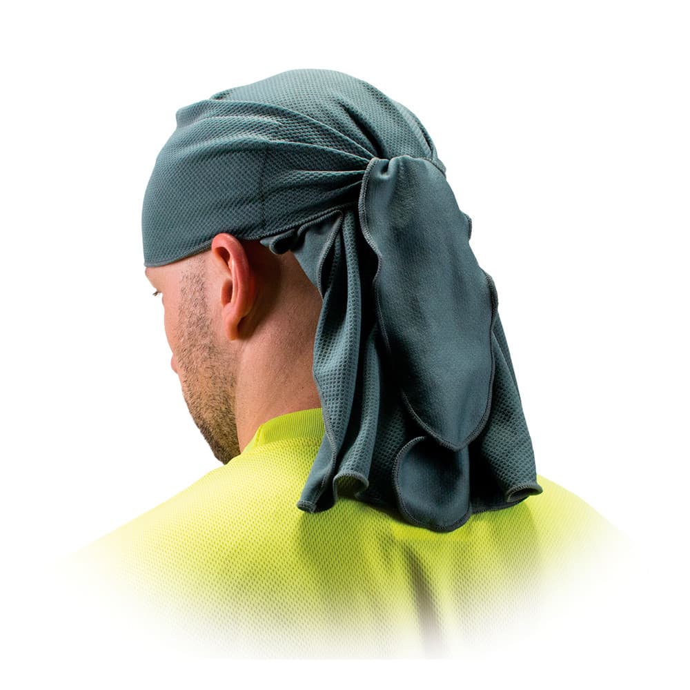 Bandana reutilizável refrescante cskt2, cinza, 69 x 89 cm