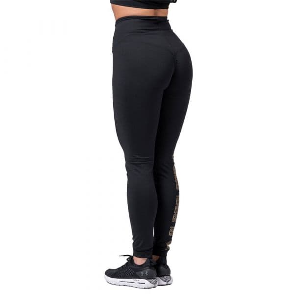 Nebbia Gold Print 827 Leggings Preto XS Mulher