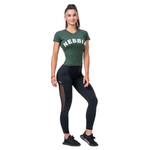 Nebbia Mesh 573 Leggings High Waist Preto XS Mulher