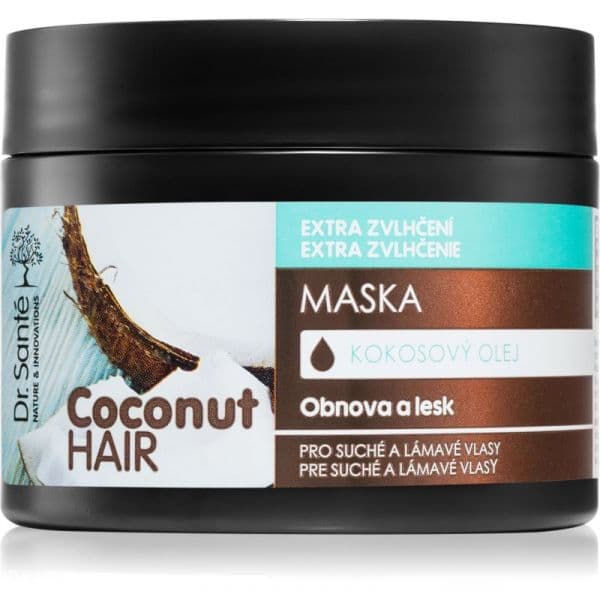 Dr. Santé Coconut Máscara Hidratante Brilhar para Cabelos Secos e Quebradiços 300ml