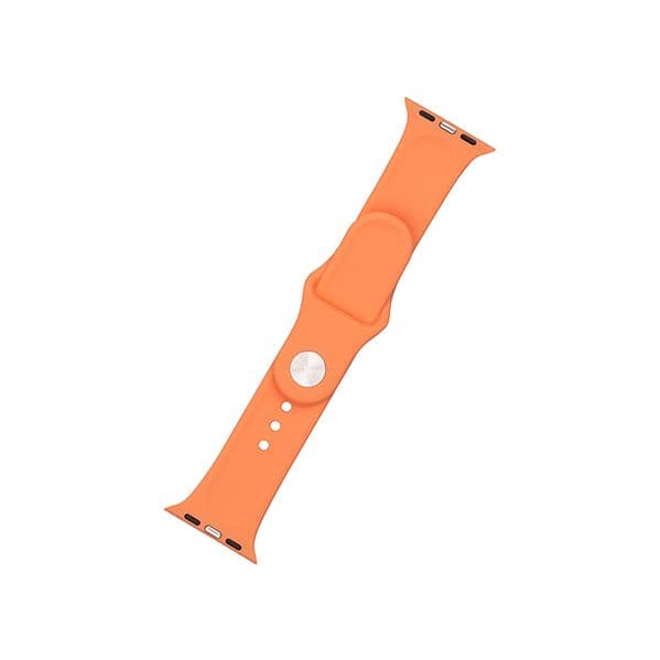 Fixed Bracelete de Silicone Apple Watch 42/44/45mm, laranja
