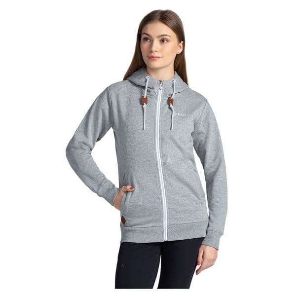 Kilpi Bery Full Zip Sweatshirt Cinzento 44 Mulher