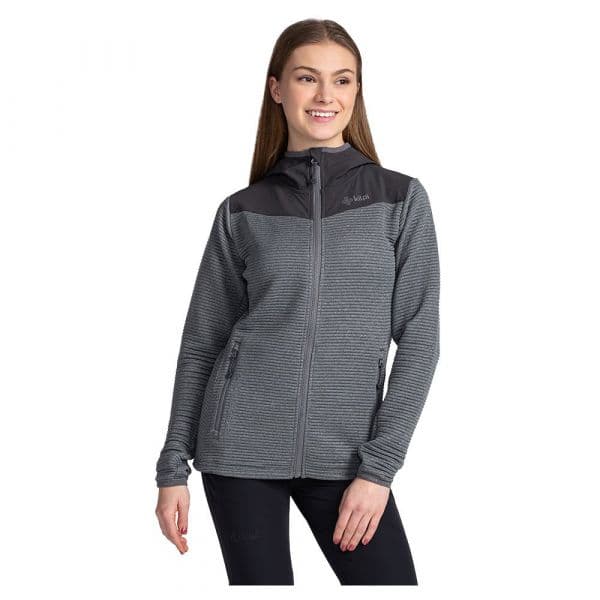 Kilpi Tanali Full Zip Sweatshirt Cinzento 40 Mulher