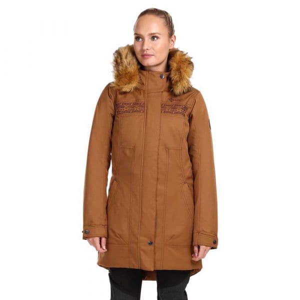 Kilpi Peru Jacket Castanho 34 Mulher