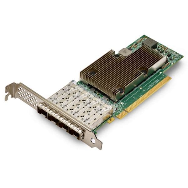 Broadcom NetXtreme E-series P425G Placa de Rede PCI-E SFP 10/25 GbE 4-port SFP+/SFP28