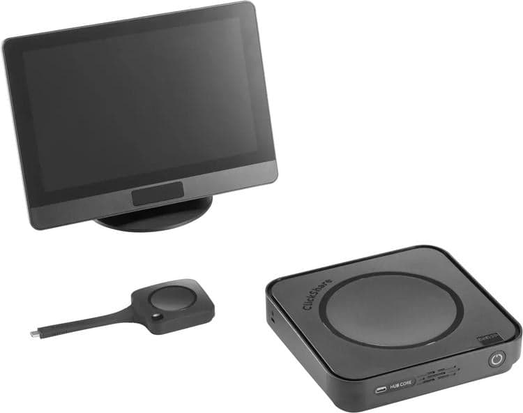 Barco ClickShare Hub Core - Modular video conferencing room system - com ClickShare Control Panel - power adapter included