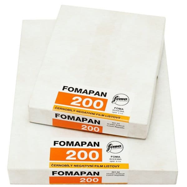 Foma Fomapan 200 Plan Film 5.1x7.08 Inch 50 Films