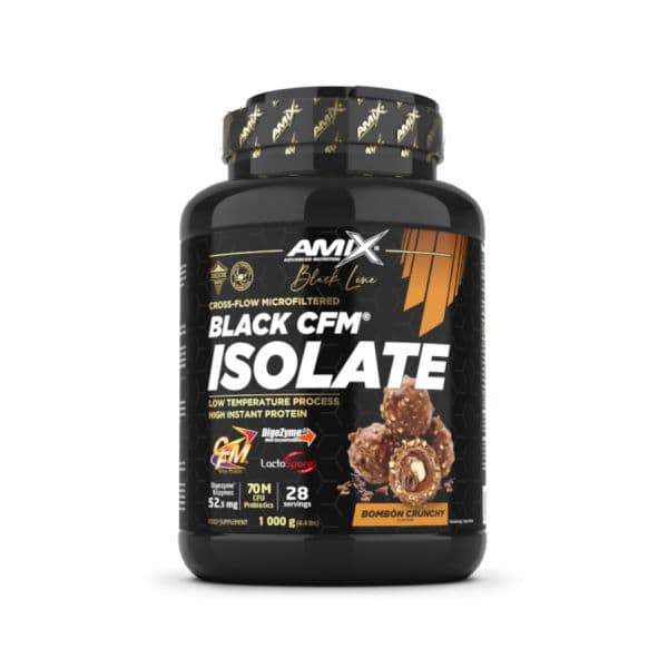 Amix Nutrition Protein Black CFM Isolate Crocante de Bombom 1kg