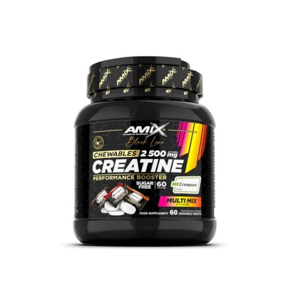 AMIX Nutrition Creatina Black Multimix 60 Comprimidos Mastigáveis
