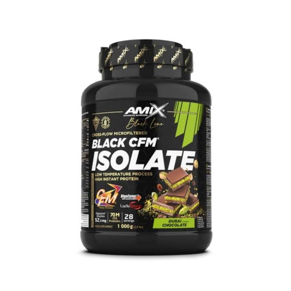 Amix Nutrition Protein Black CFM Isolate Chocolate Dubai 1kg