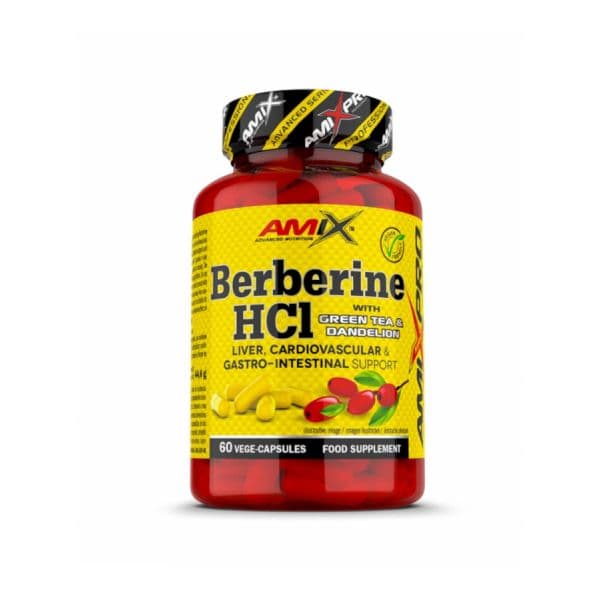 Amix Nutrition Berberine HCl with Green Tea & Dandelion 60 Cápsulas