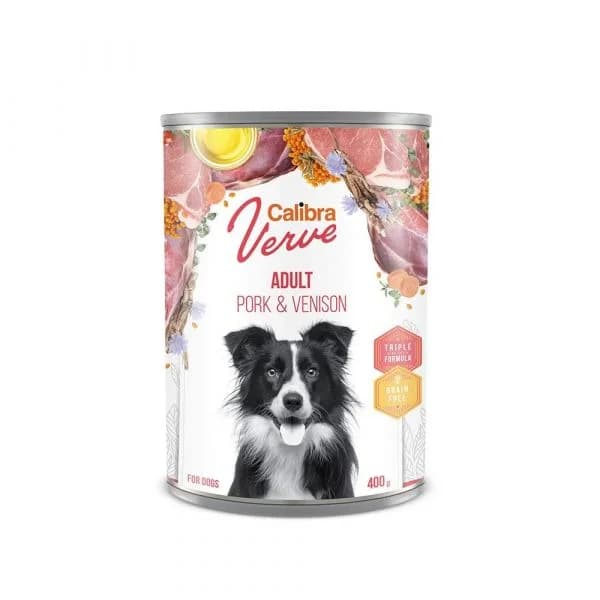 Ração Húmida Calibra Verve Adult Porco e Veado 6x400g