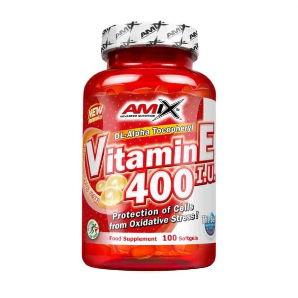 Amix Vitamin E 400IU 100 Cápsulas
