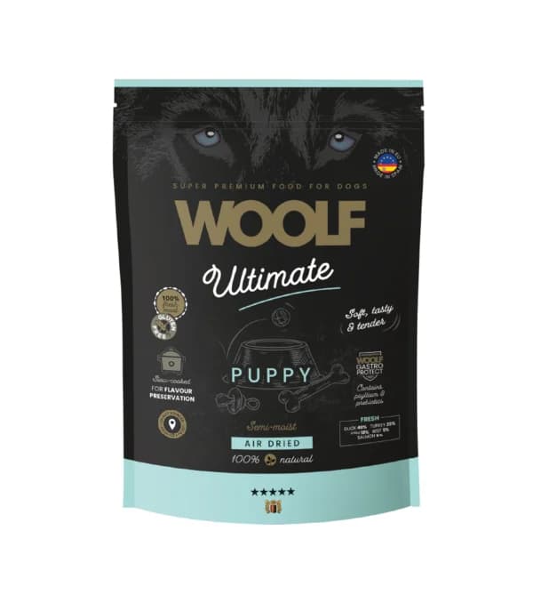 Woolf Ultimate Puppy 1kg Ração Húmida para Cão Alimento Completo - Campet