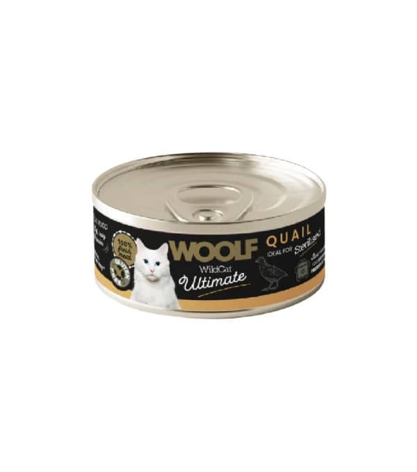 Woolf Ultimate Esterilizado Codorniz Ração Húmida para Gato - Campet